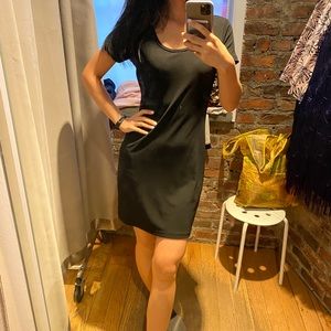 Banana republic black t shirt dress